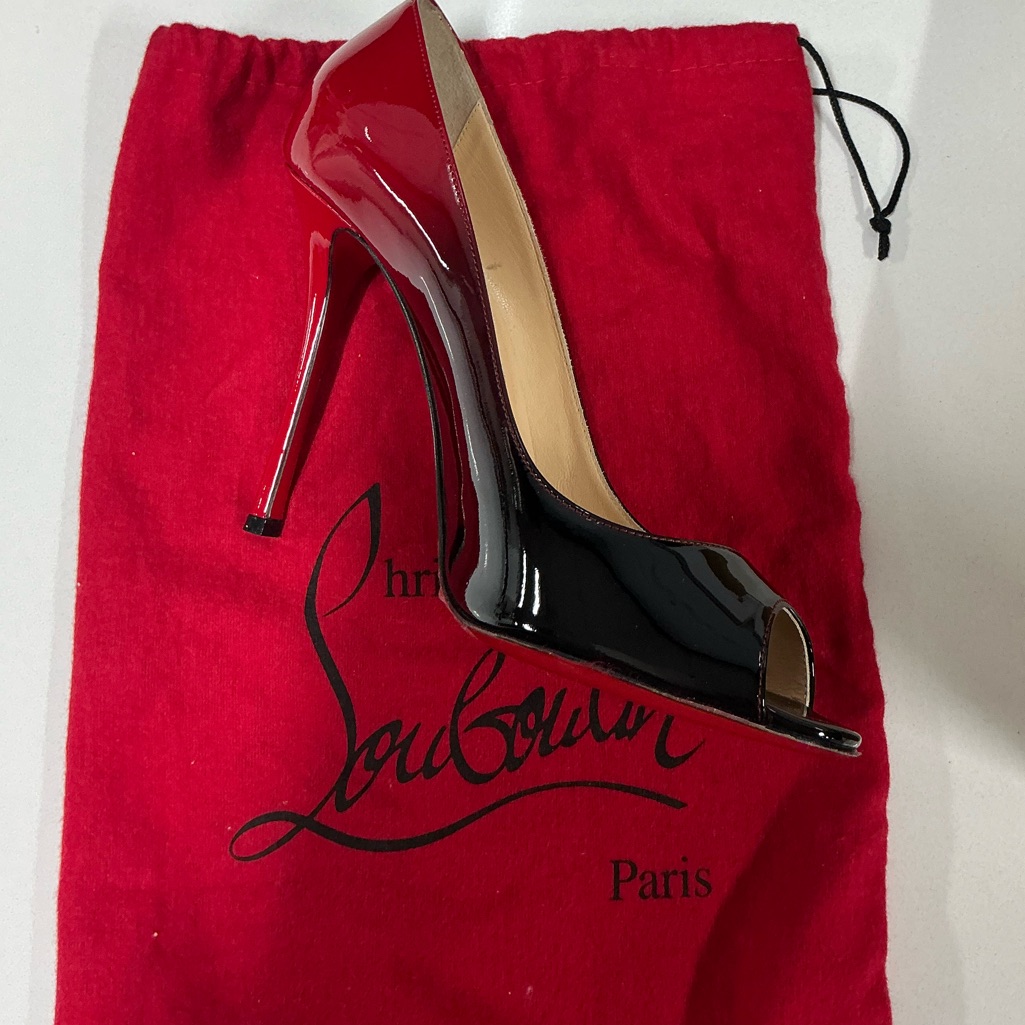 Christian Louboutin 100mm Yootish Patent Degrade